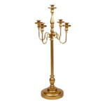 Chandelier Métal Doré 4 Branches - 01