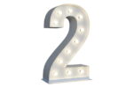 Chiffre 2 Lumineux XXL - 01