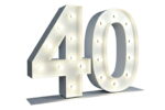 Chiffre 40 Lumineux XXL - 01