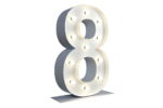 Chiffre 8 Lumineux XXL - 01