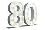 Chiffre 80 Lumineux XXL - 01