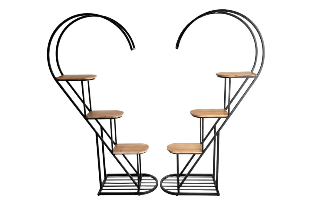 Meuble Cœur 2 Pièces - Métal et Bois - 01