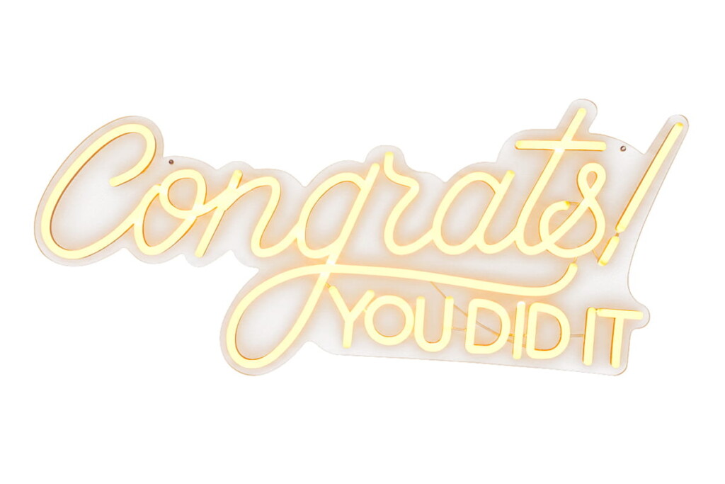 Néon Congrats You Did It - 01