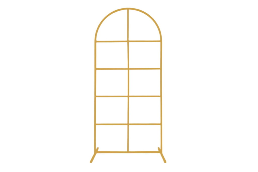 Structure Longue Or - Backdrop ou Ballons 02