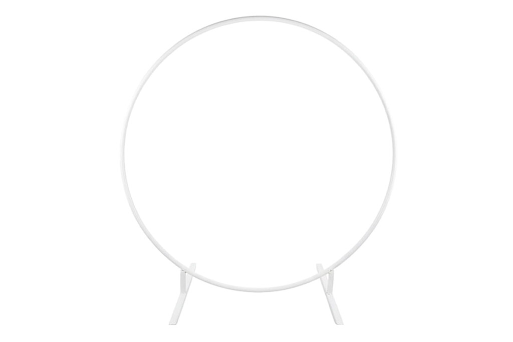 Structure Ronde Blanche - Backdrop ou Ballons 01