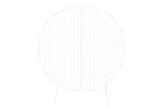 Structure Ronde Maille Blanc - Backdrop ou Ballons 01