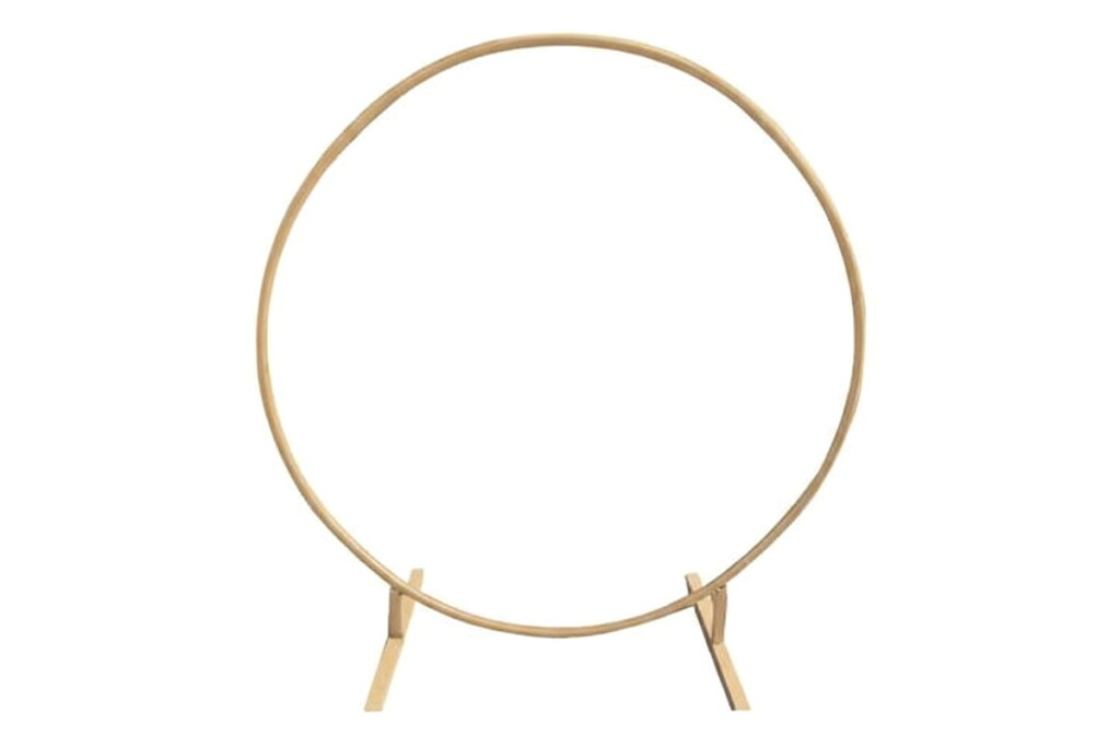 Structure Ronde Or - Backdrop ou Ballons 01